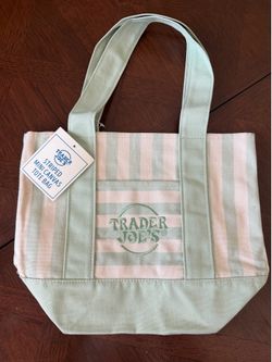 Striped Trader Joe’s Mini Tote