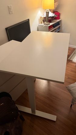 White L-Shaped Desk