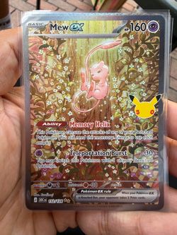 Mew ex 152/128 Pokémon 30th Anniversary!
