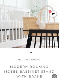 Plum and Sparrow bassinet