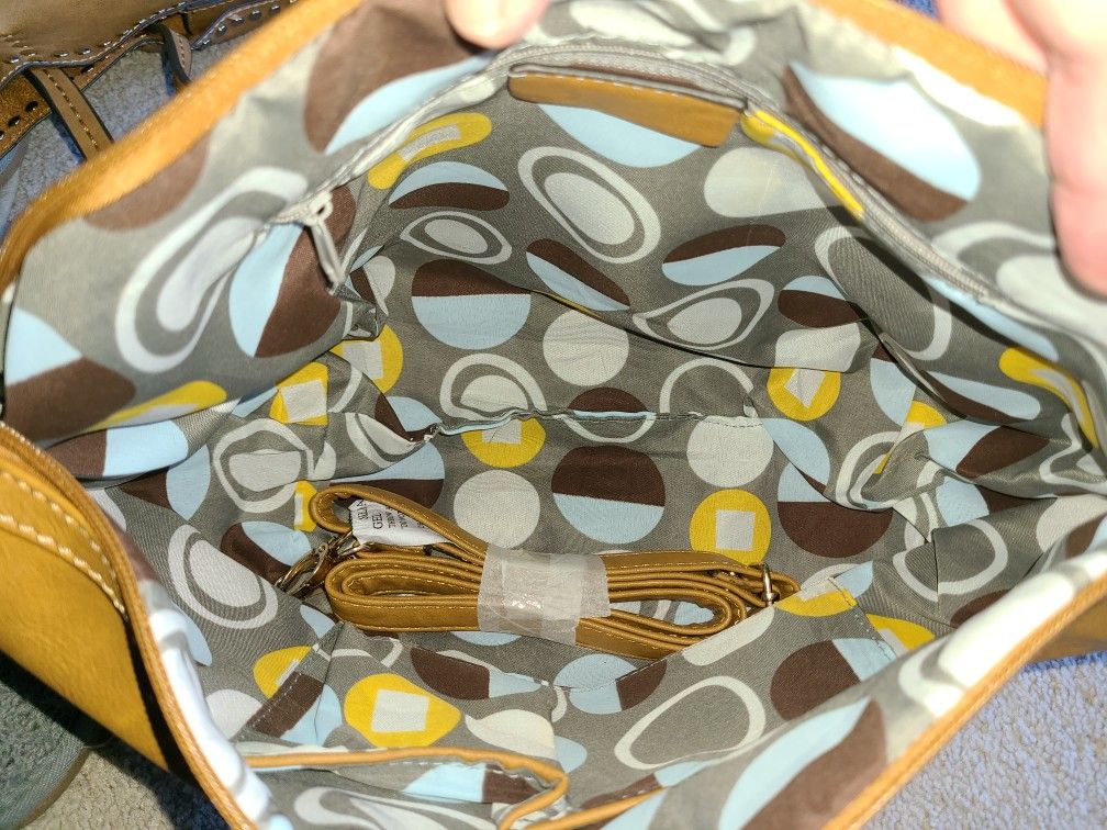 NEW Brown Bag with Removable Strap