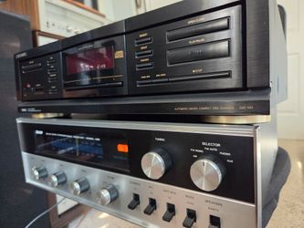 Retro Audio Combo: 1970s Allied Stereo Receiver & Fisher CD Changer