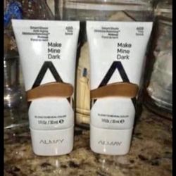 Set of 2 almay smart shade skin foundation•MAKE MINE DARK•30ml•$10