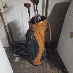 Golf Club Bag And Clubs