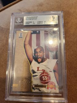 KOBE BRYANT 1996 RC SCORE BOARD BECKETT 9🔥