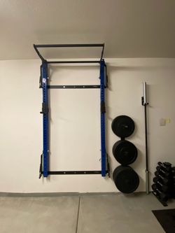 Pro PRx Wall-Mounted Folding Squat Rack