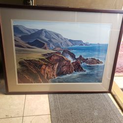 Big sur counytry-Ray Strong portrait (3ft 9in. X 2ft 10in.)