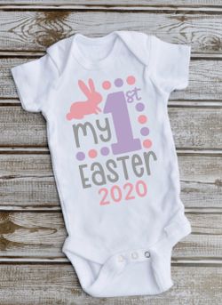 1st Easter onesies
