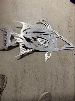 Metal art. Hogfish