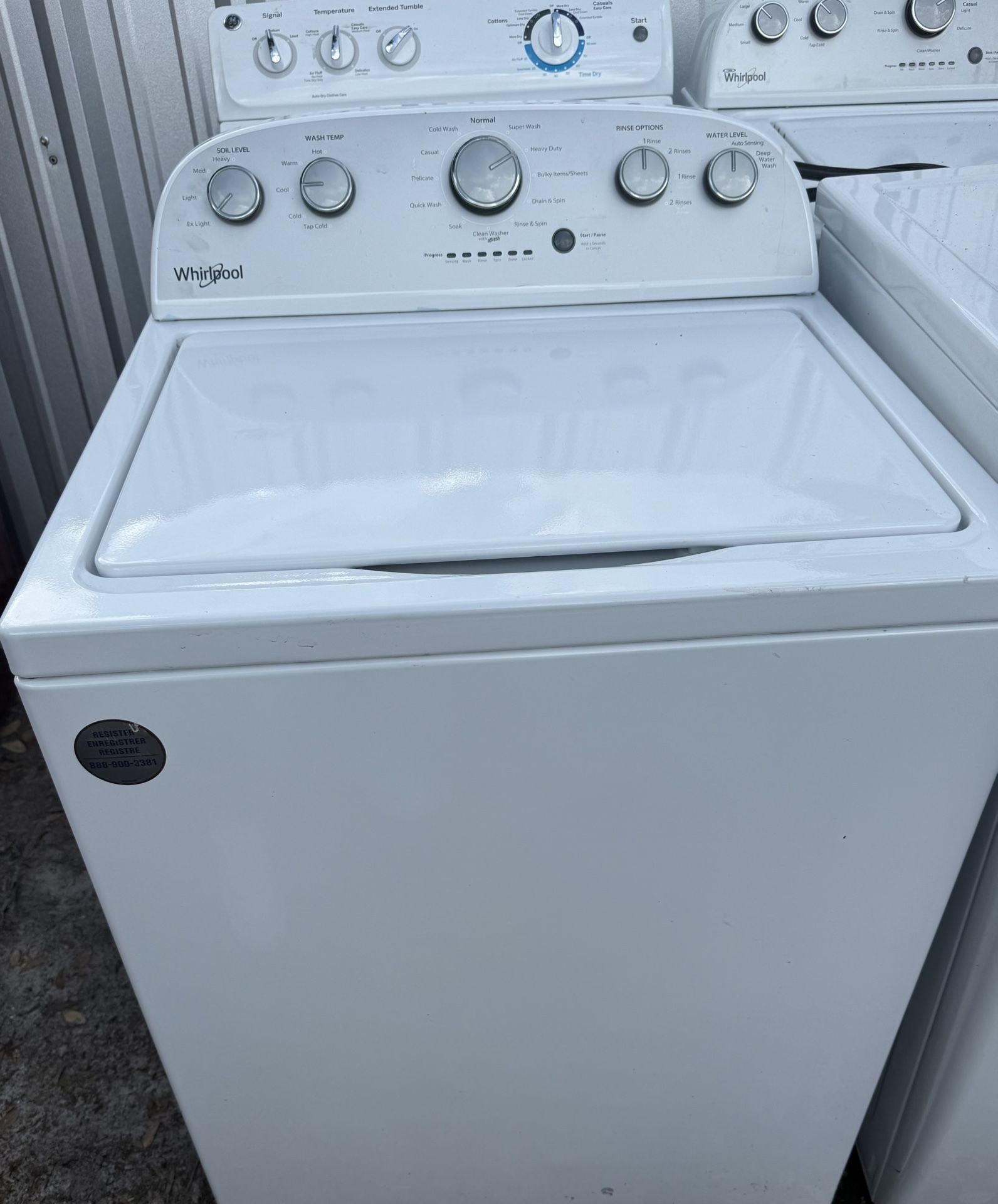 Whirlpool Washer with and without agitator/ Working Perfect/ 2 Month Warranty