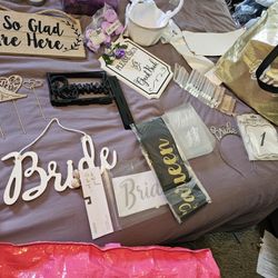 Various Items For Wedding Or Bachelorette 