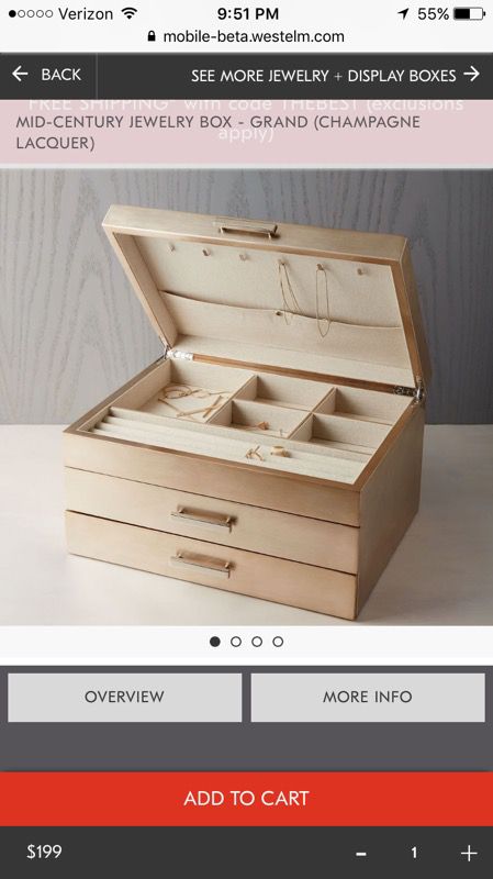 West Elm Jewelry Box, New in Box! for Sale in Beaverton, OR - OfferUp