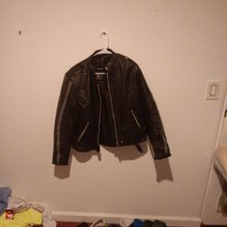 Leather Motorcycle Jacket 