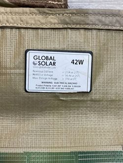 Global Solar 42W Panel Mat (A1D021358)