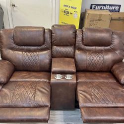Santiago Two Piece Sofa Loveseat Recliner Living Room $9 99