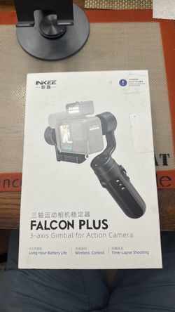 INKEE Falcon Plus 3-Axis Gimbal Stabilizer for GoPro Hero 12/11/10/9/8/7/6/5