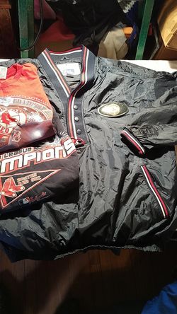 Boston Red Sox Jacket and two 2004 T-Shirts