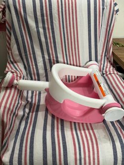 Pink Baby shower seat with Straps