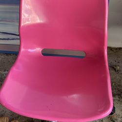 Pink office chair 