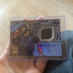 Vladimir Guerrero Jr. signature/#’d/game used memorabilia
