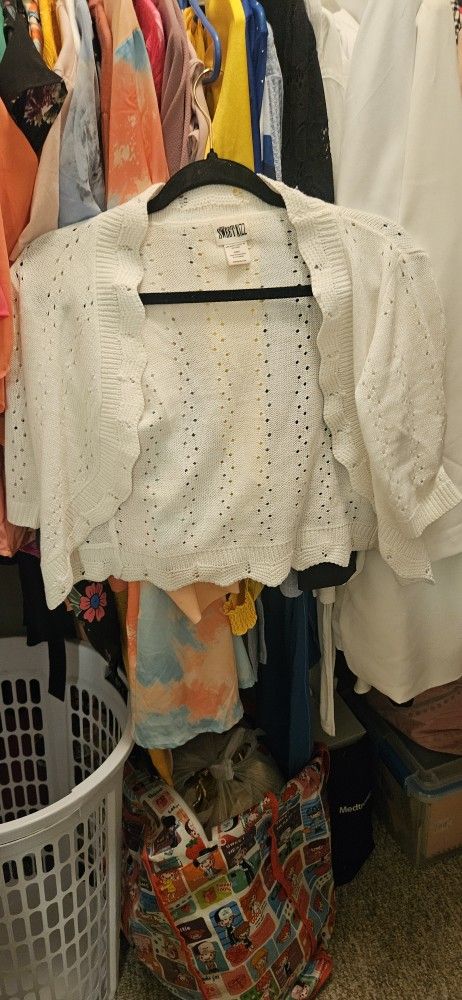White Cardigan