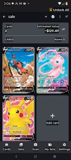 Pokemon cards- ultra rare