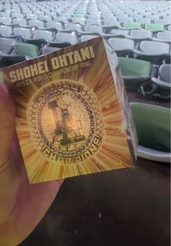 Ohtani World Series Ring