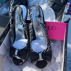 Zebra Heels