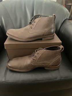 Rockport Mens Leather Chukka Boots, Like New, Size 12