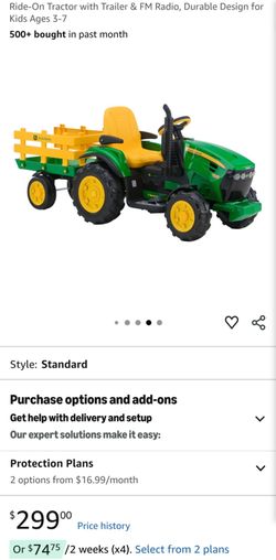 Peg Perego 12v kids tractor