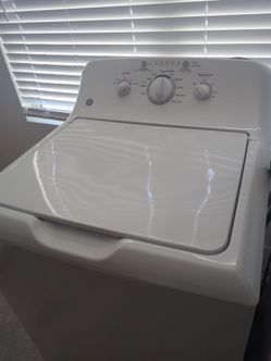 GE washer and dryer