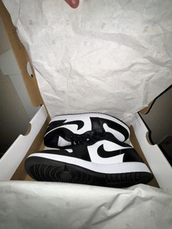 Nike Air Jordan 1 Low Panda Black White - WMNS 12 / Men's 10.5 - New