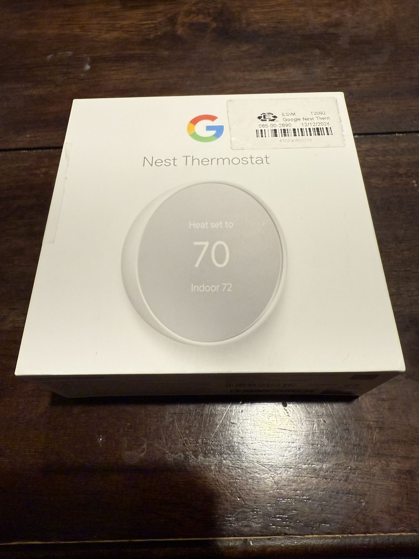 Google Nest Thermostat Snow Edition