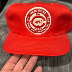 Vintage Pete Rose 1985 Baseball Cap