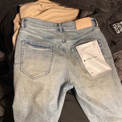 purple jeans and one pair of ksubi’s for 27 bucks