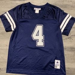 Dallas Cowboys Authentics Dak Prescott #4 NFL Jersey Glitter Womens Size M #579