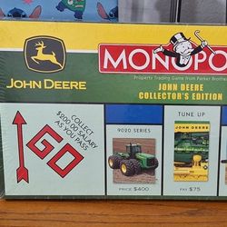 New, Sealed! John Deere Monopoly Collector’s Edition 2005 Board Game / 70th Anniversary 