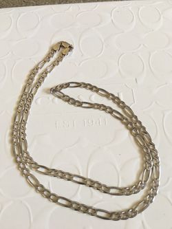 Sterling Silver Figaro Necklace