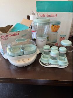 Baby blender and steamer nutribullet