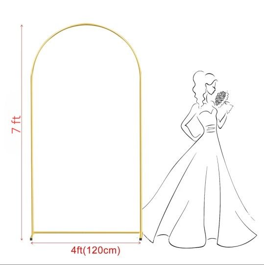 7ft Arch backdrop stand for Wedding Birthday Party