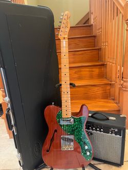 Fender Classic 69 Thinline Telecaster w/ Hardshell Case, Fender Amp