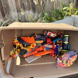 Various Nerf Guns And Nerf Bullets Over 30 All Or None