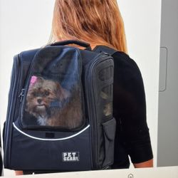 Pet Gear I-GO2 Escort Backpack Dog Carrier - Black