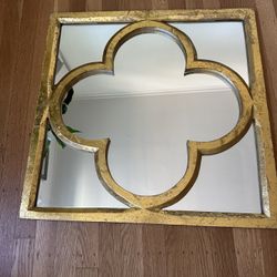 Gold Decorative Mirror 24” x 24”