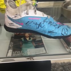 Ronaldo Junior shoe when he was seven