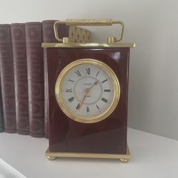 Real Quartz Linden Clock- Great condition!