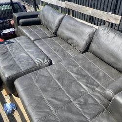 Black / Charcoal Couch 