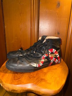 Gucci snake high tops size 10