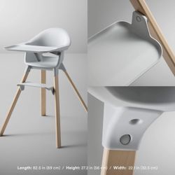 Stokke Black Click And Go High Chair New