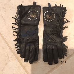 Women Harley Davidson Leather Gloves
